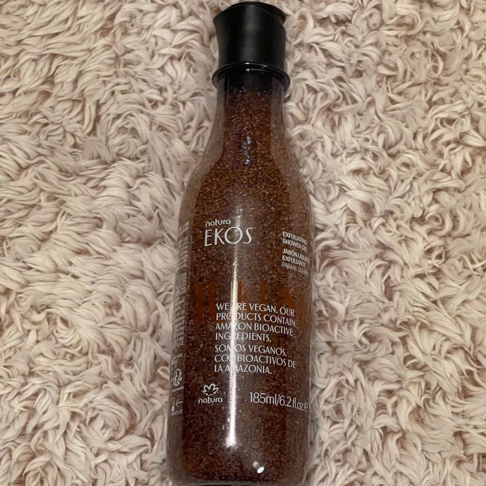Natura EKOS Exfoliating Shower Gel 97% Natural Clean Beauty